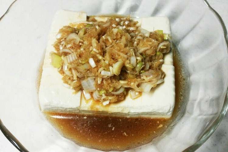 ネギと生姜たっぷりダレの冷奴 レシピ 作り方 By Akifu クックパッド