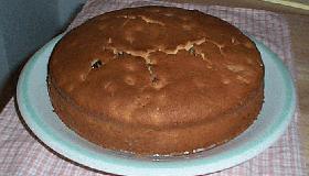ラムレーズンのケーキ