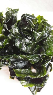 塩蔵わかめの冷凍保存の写真