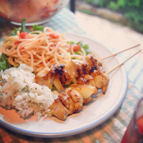 タンドリー焼き鳥☆スパイスで夏らしく減塩