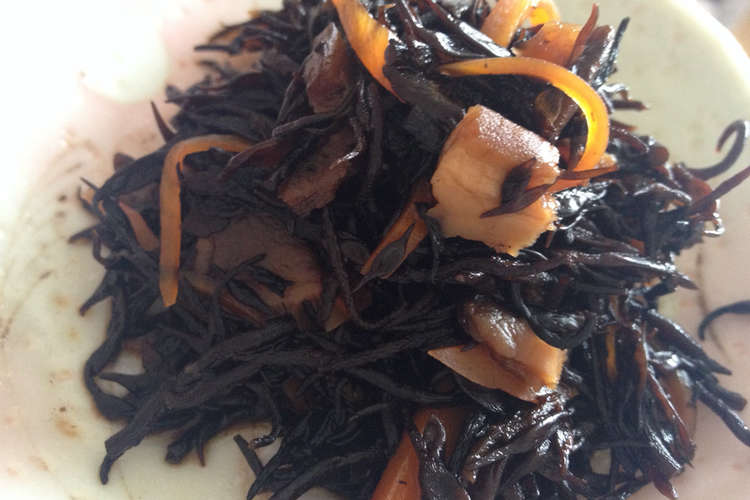 鉄分補給 作りおき ひじき煮 レシピ 作り方 By かしゅーなっち クックパッド