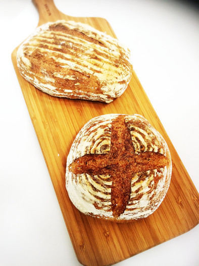 簡単♡基本のパン・ド・カンパーニュの写真