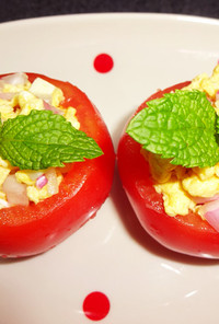 オシャレ&簡単 トマトのサラダカップ