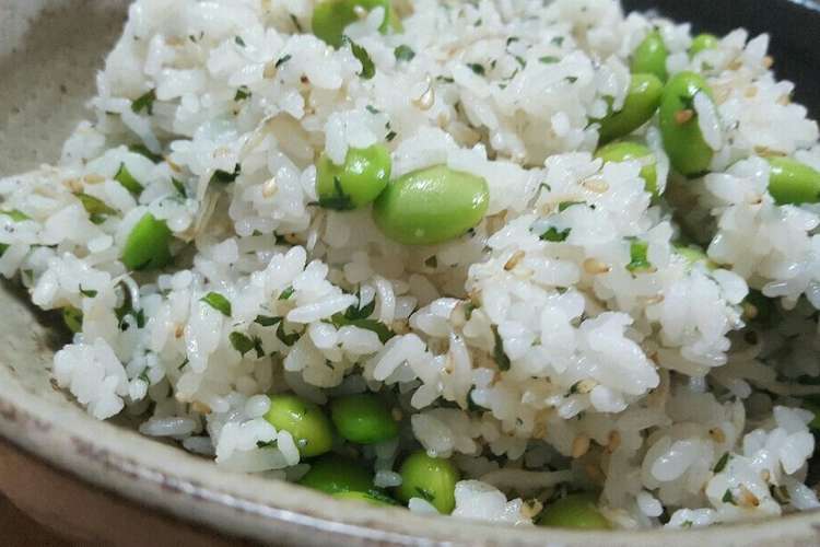 子供がだいすき 絶品枝豆ご飯 レシピ 作り方 By あちあちのすけ クックパッド 簡単おいしいみんなのレシピが352万品