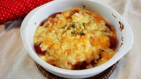 即席!ミニトマトのコーンクリームグラタン