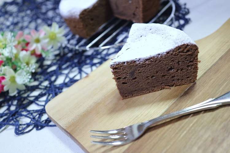しっとり 甘さ控えめガトーショコラ レシピ 作り方 By Na クックパッド