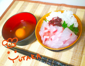 簡単☆宇和島風鯛飯