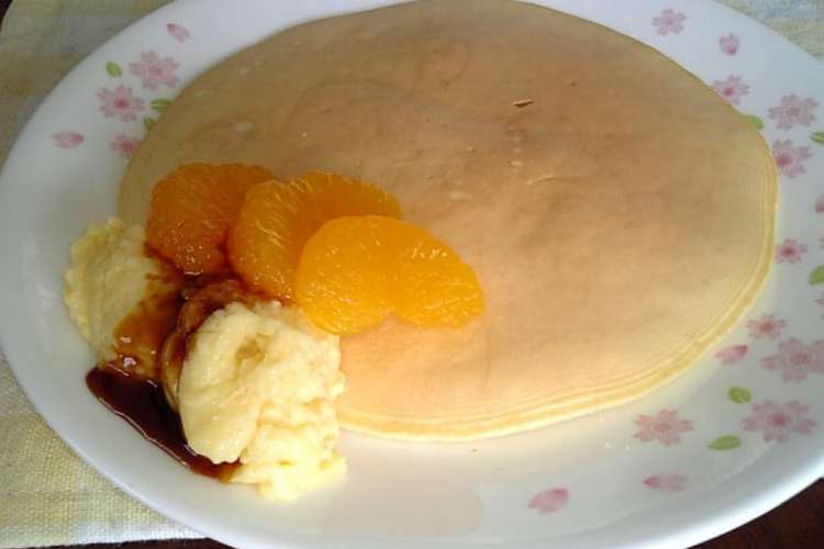 オレンジジュースで パンケーキ レシピ 作り方 By 鈴蘭 M クックパッド