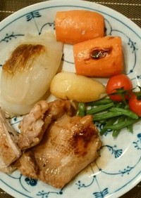 「ダッチオーブン」で放置鶏肉」料理〜