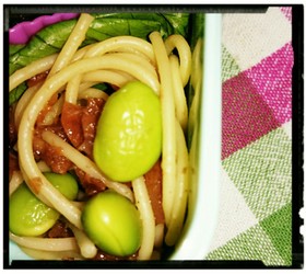 夏のお弁当に♡すっぱパスタ♡