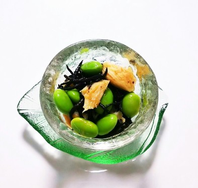 低糖質レシピ☆ひじきと枝豆の和風サラダの写真