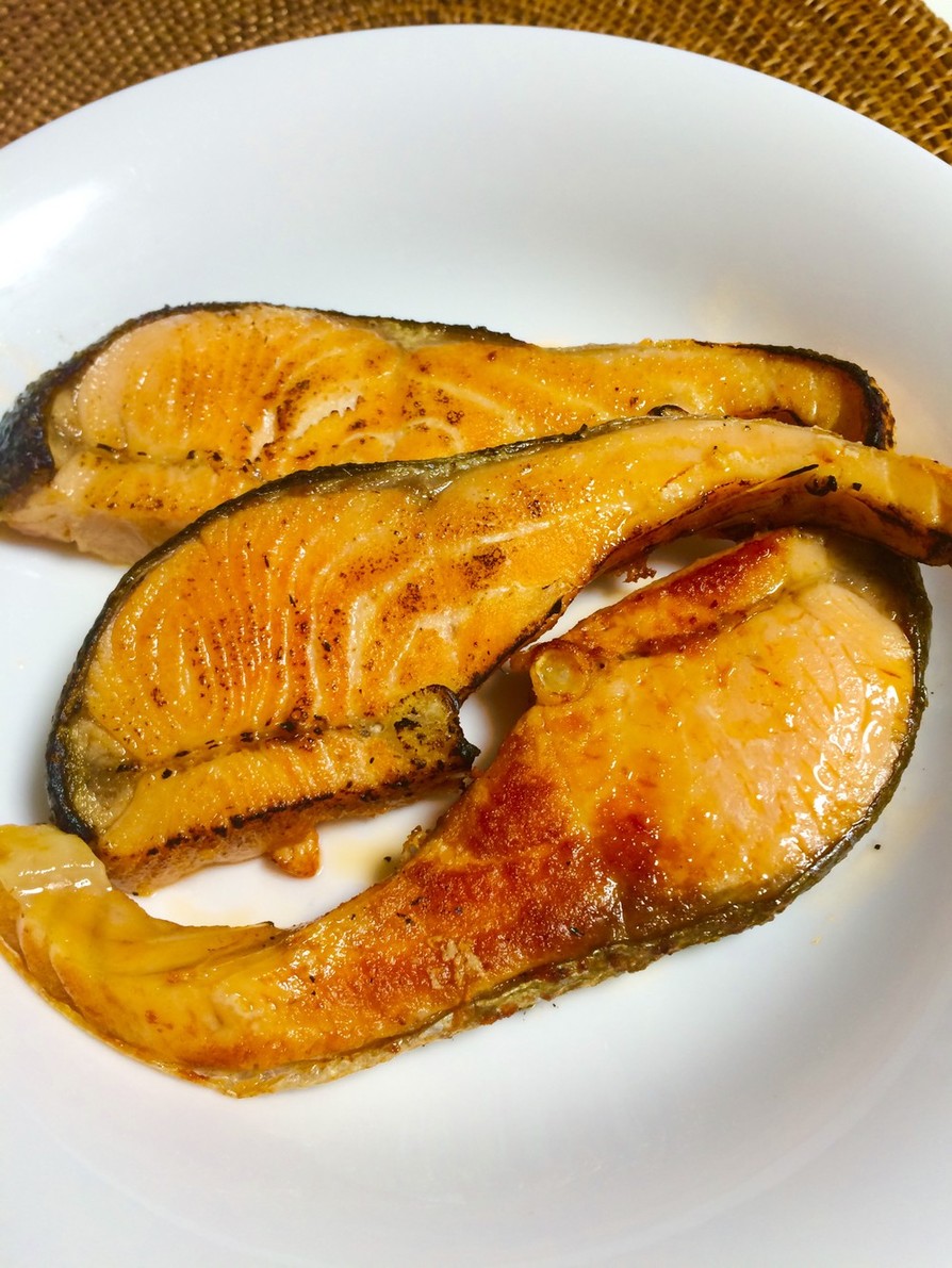 ずぼら弁当のおかず♪焼き鮭の画像