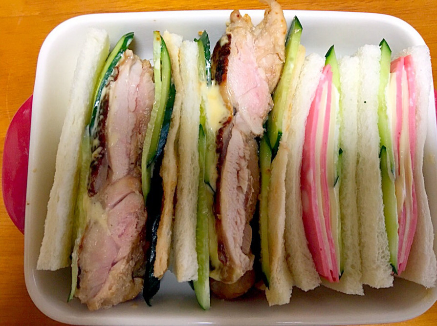 簡単な絶品チキン照り焼きサンドイッチの画像