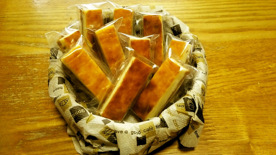 チーズケーキバーのレシピ