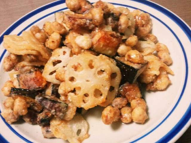 大豆 の 甘辛 揚げ