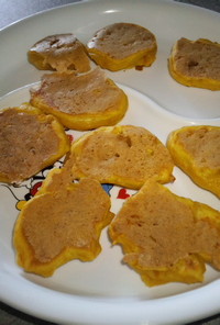 【離乳食】かぼちゃと豆腐のパンケーキ