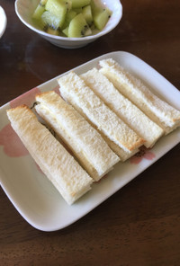 離乳食完了期☆チーズサンドトースト