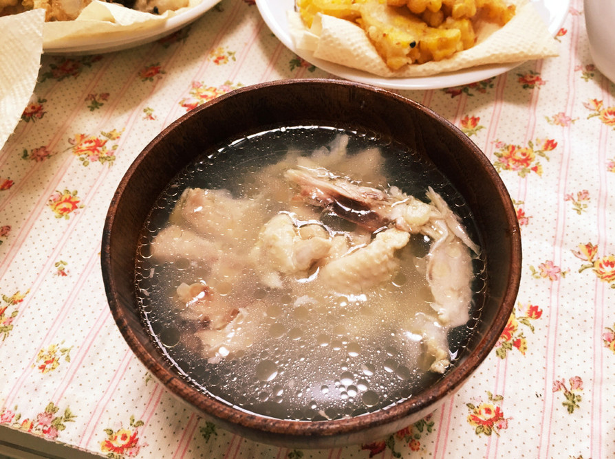 シンプル鶏スープの画像