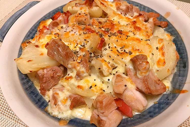 鶏肉とじゃがいものチーズ焼き レシピ 作り方 By ノエル クックパッド 簡単おいしいみんなのレシピが352万品