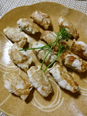 糖質制限*ガッツリあっさり肉巻き餃子