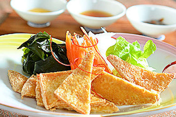 水切りパワーで手作り油揚げ レシピ 作り方 By はるさんの台所 クックパッド 簡単おいしいみんなのレシピが354万品