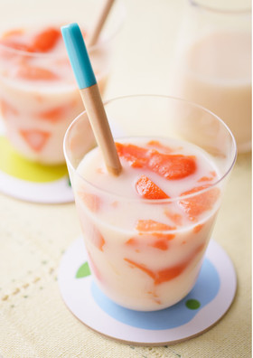 甘酒のクラッシュゼリードリンク