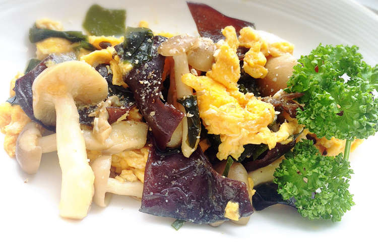 簡単 きのこと海藻たっぷりヘルシーおかず レシピ 作り方 By ふくりくちゃん クックパッド 簡単おいしいみんなのレシピが365万品