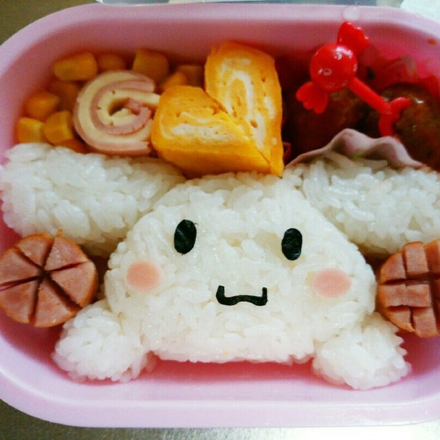 キャラ弁 シナモン 簡単おにぎりサンリオ レシピ 作り方 By マるもりoosuga クックパッド
