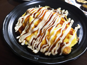 とろふわ〜♪キャベツたっぷり豚平焼き