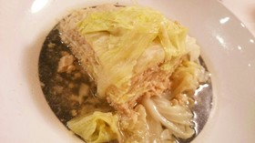 巻かない!豆腐の和風ロールキャベツ!
