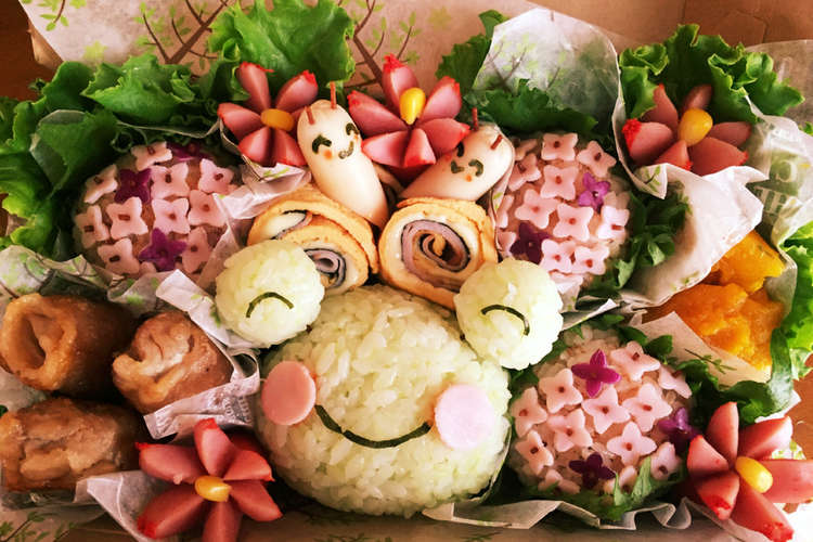 梅雨のお弁当カエルと紫陽花とカタツムリ レシピ 作り方 By ゆみ苺 クックパッド 簡単おいしいみんなのレシピが374万品
