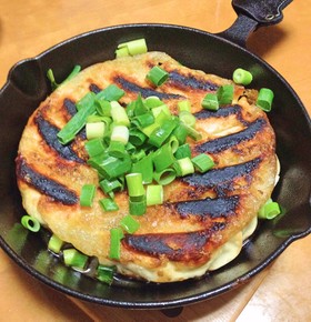 スキレットで★パリッと熱々羽根つき餃子