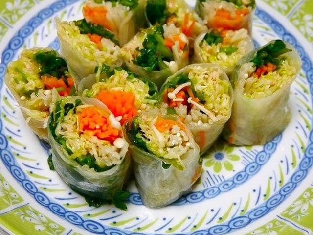 簡単 免疫アップ がん予防 生春巻き レシピ 作り方 By だんどり亭 クックパッド 簡単おいしいみんなのレシピが375万品