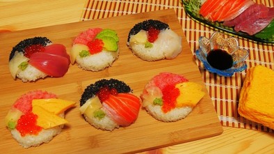 寿司ドーナツの写真