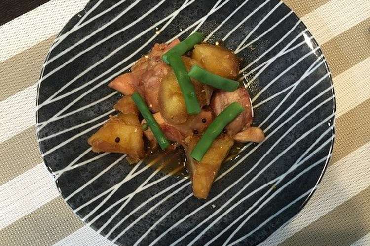 鶏肉と揚げじゃが芋の山椒風味煮 レシピ 作り方 By Pentamama クックパッド