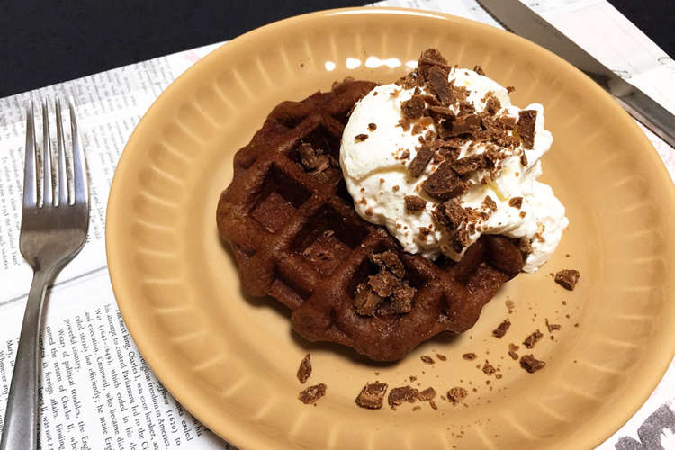 市販のワッフルで 子供喜ぶ豪華おやつ レシピ 作り方 By まぴぽん クックパッド 簡単おいしいみんなのレシピが360万品