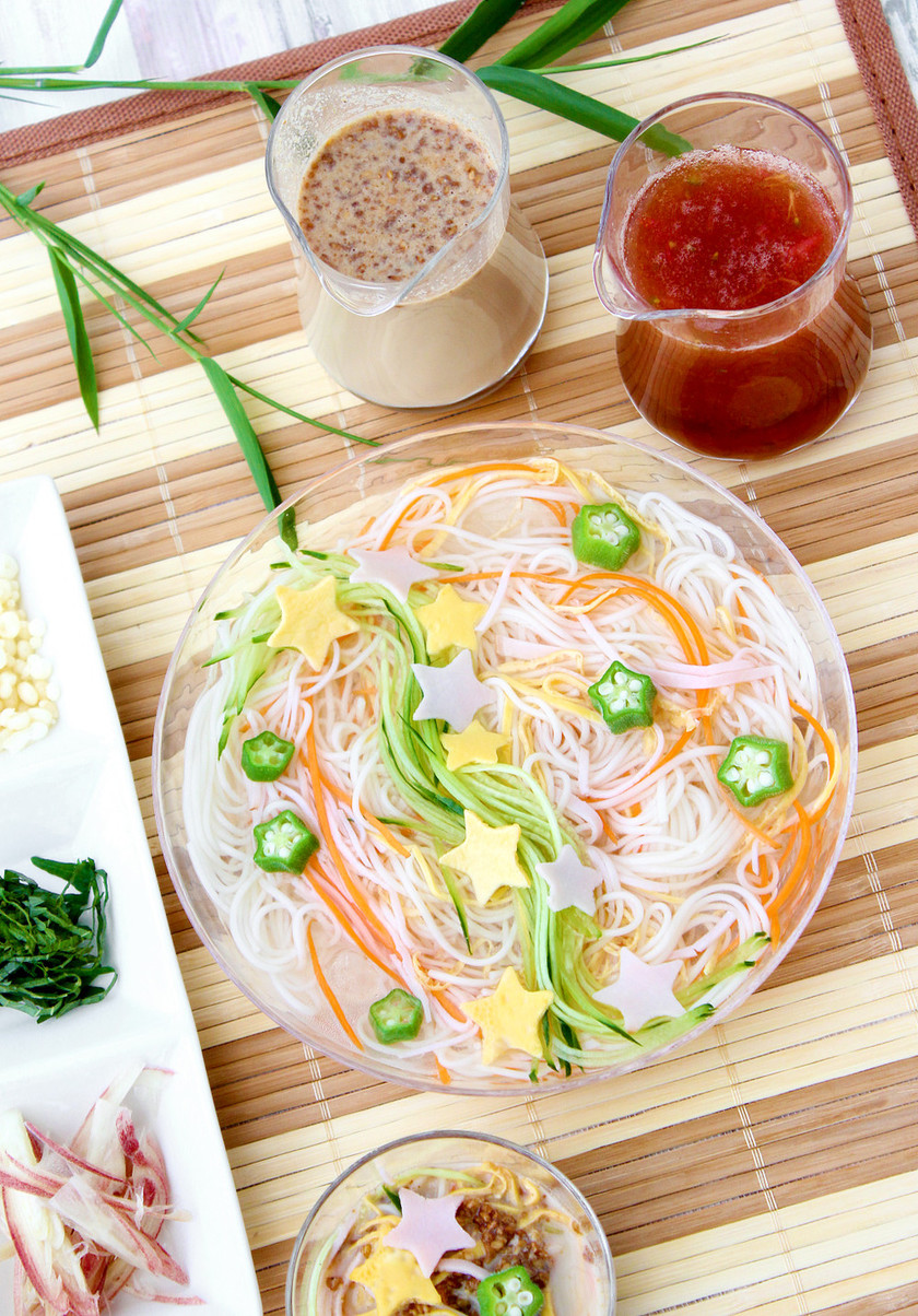 ☆七夕ベジそうめん☆パーティー☆