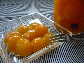 びわのシロップ煮
