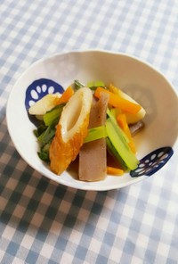 簡単スピード料理♡竹輪と小松菜のさっと煮