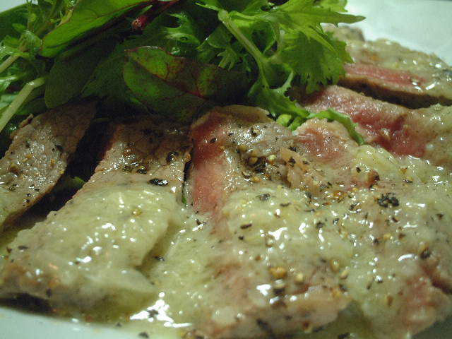 リブアイステーキ ブルーチーズ添え レシピ