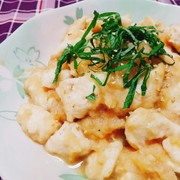 夏にさっぱり♪簡単!鶏ささみのみぞれ焼きの写真