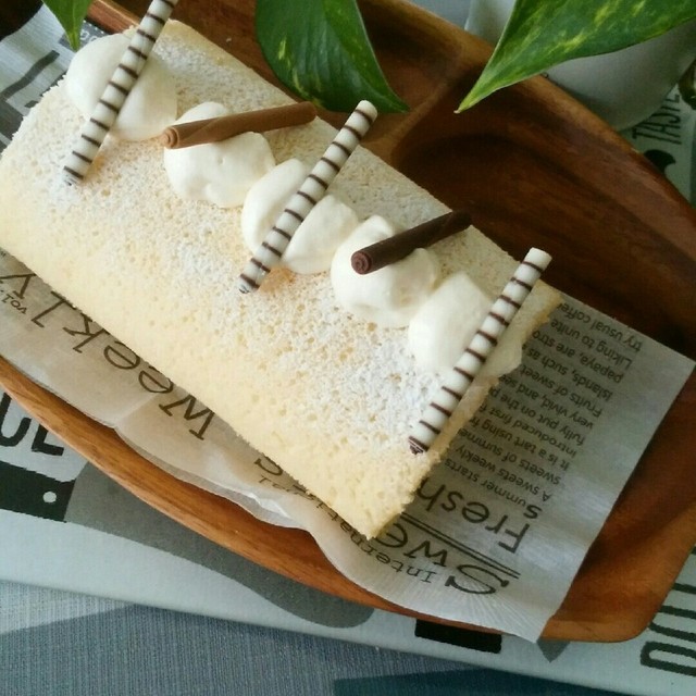 簡単 絶品 純生プリンロールケーキ レシピ 作り方 By Rhm クックパッド 簡単おいしいみんなのレシピが355万品