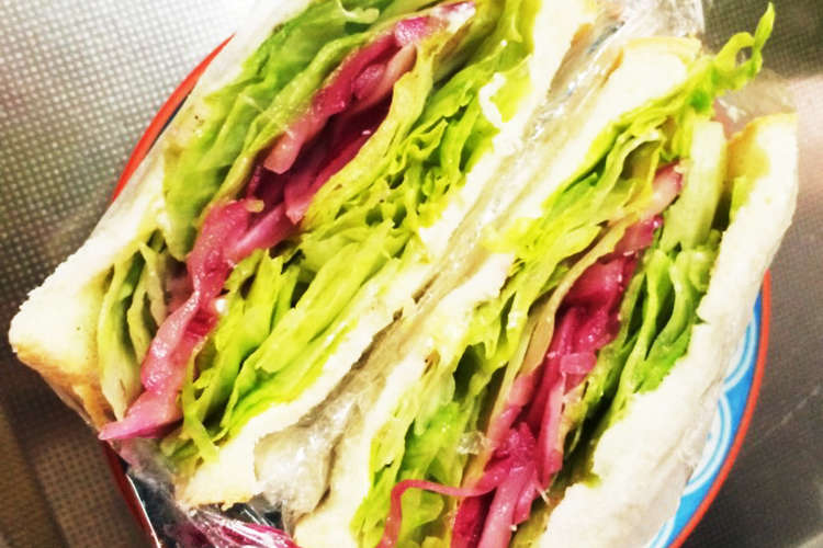 野菜たっぷりヘルシーサンドイッチ レシピ 作り方 By エリっくん クックパッド