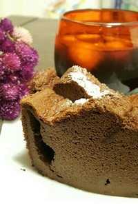 糖質制限☆濃厚チョコレートケーキ