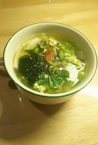 時短　レタススープ☆すぐできる!!