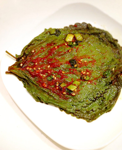 韓国家庭料理 エゴマの葉キムチの写真