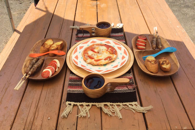 キャンプメシ 手ぬき簡単ピザ レシピ 作り方 By Akanen Pad クックパッド 簡単おいしいみんなのレシピが360万品