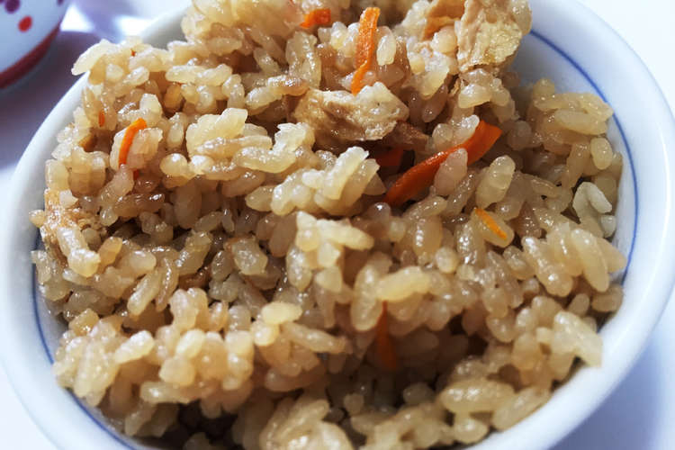 家にあるもので簡単美味しい炊き込みご飯 レシピ 作り方 By しゅんのかあちゃん クックパッド 簡単おいしいみんなのレシピが359万品