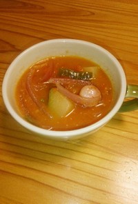 簡単♪トマトと夏野菜スープ