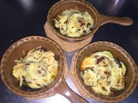 茄子とズッキーニのチーズ焼きの画像